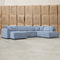 The Apartment Corner Dual Chaise Lounge - Frost available to purchase from Warehouse Furniture Clearance at our next sale event.