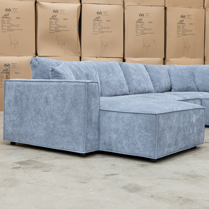 The Apartment Corner Dual Chaise Lounge - Frost available to purchase from Warehouse Furniture Clearance at our next sale event.