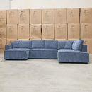 The Apartment Corner Dual Chaise Lounge - Licorice available to purchase from Warehouse Furniture Clearance at our next sale event.