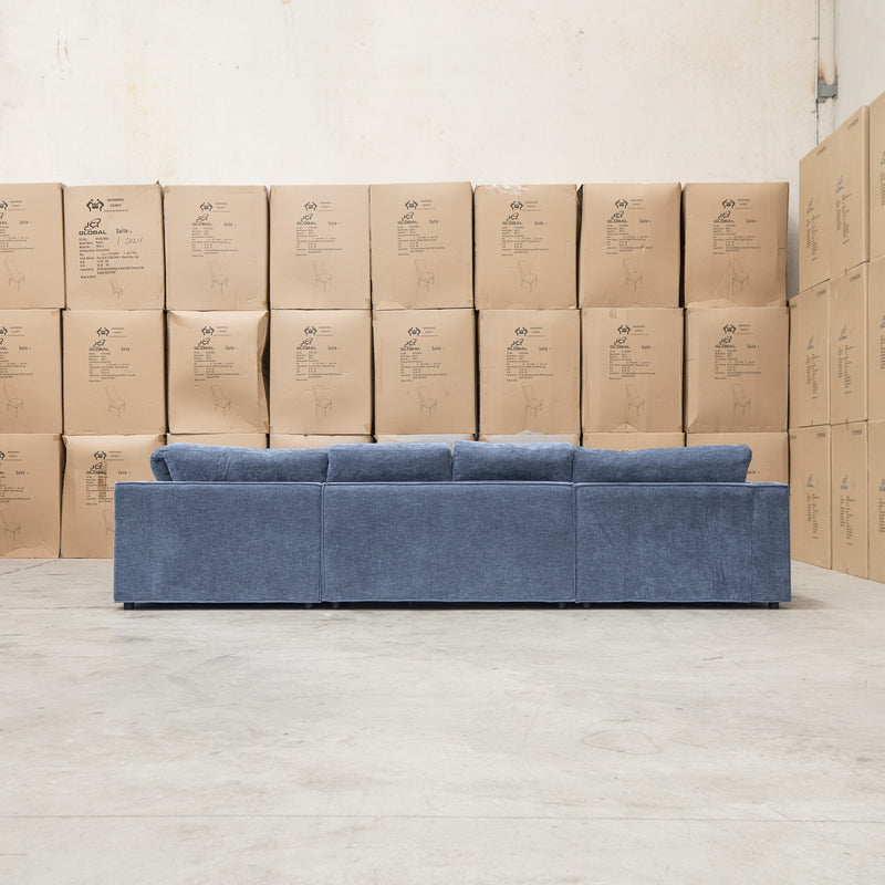 The Apartment Corner Dual Chaise Lounge - Licorice available to purchase from Warehouse Furniture Clearance at our next sale event.