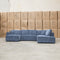 The Apartment Corner Dual Chaise Lounge - Licorice available to purchase from Warehouse Furniture Clearance at our next sale event.