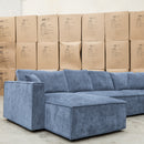 The Apartment Corner Dual Chaise Lounge - Licorice available to purchase from Warehouse Furniture Clearance at our next sale event.