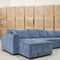 The Apartment Corner Dual Chaise Lounge - Licorice available to purchase from Warehouse Furniture Clearance at our next sale event.