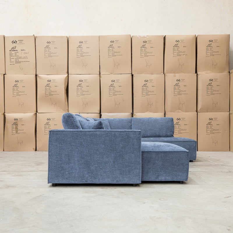 The Apartment Corner Dual Chaise Lounge - Licorice available to purchase from Warehouse Furniture Clearance at our next sale event.
