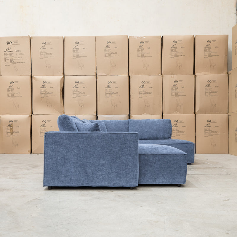 The Apartment Corner Dual Chaise Lounge - Licorice available to purchase from Warehouse Furniture Clearance at our next sale event.