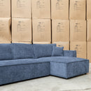 The Apartment Three Seat Chaise Lounge - Licorice available to purchase from Warehouse Furniture Clearance at our next sale event.