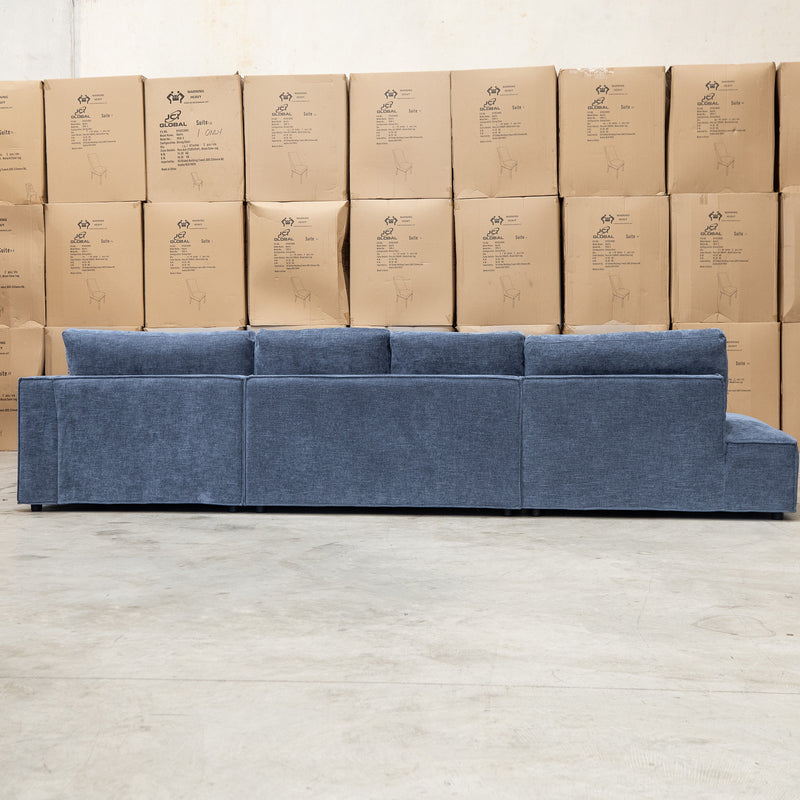 The Apartment Three Seat Chaise Lounge - Licorice available to purchase from Warehouse Furniture Clearance at our next sale event.