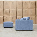 The Apartment Three Seat Reversible Chaise Lounge - Frost available to purchase from Warehouse Furniture Clearance at our next sale event.