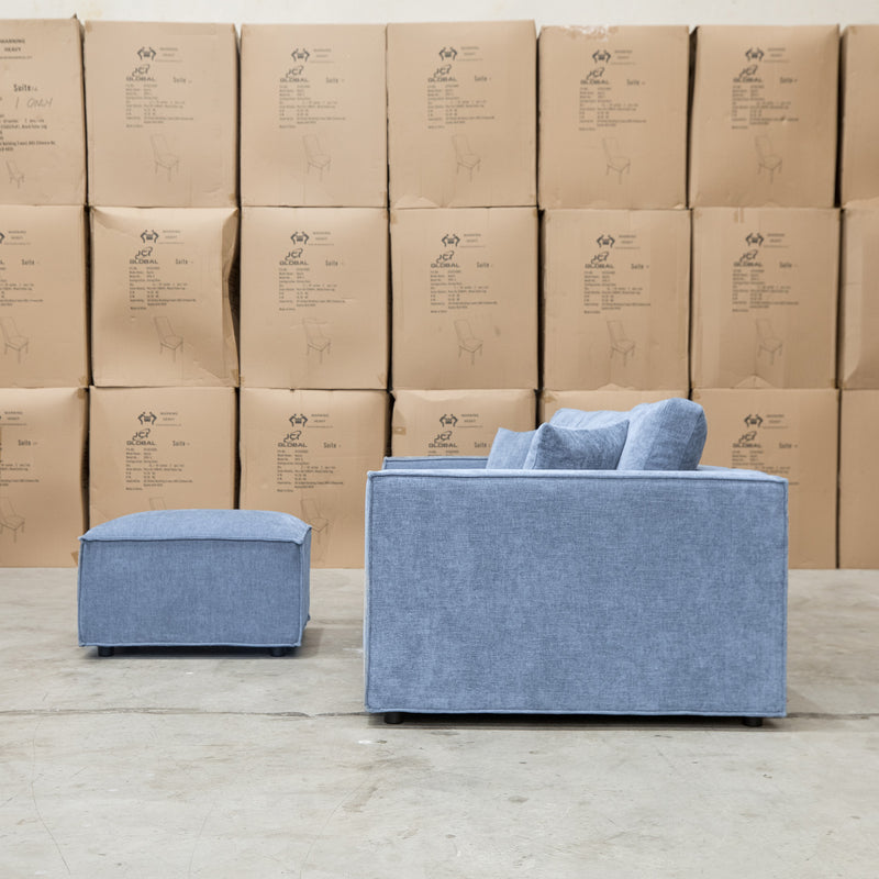 The Apartment Three Seat Reversible Chaise Lounge - Frost available to purchase from Warehouse Furniture Clearance at our next sale event.