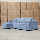 The Apartment Three Seat Reversible Chaise Lounge - Frost available to purchase from Warehouse Furniture Clearance at our next sale event.