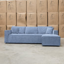 The Apartment Three Seat Reversible Chaise Lounge - Frost available to purchase from Warehouse Furniture Clearance at our next sale event.