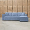 The Apartment Three Seat Reversible Chaise Lounge - Frost available to purchase from Warehouse Furniture Clearance at our next sale event.