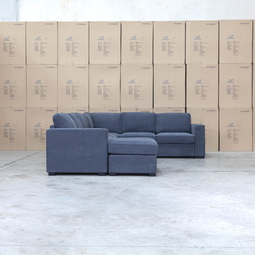 The Ashton Modular Corner Chaise Lounge with Sofa Bed - Licorice - PRE ORDER Available After 15th November available to purchase from Warehouse Furniture Clearance at our next sale event.