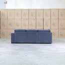 Ashton Modular Corner Chaise Lounge with Sofa Bed - Licorice