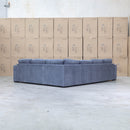 Ashton Modular Corner Chaise Lounge with Sofa Bed - Licorice