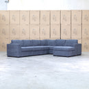 Ashton Modular Corner Chaise Lounge with Sofa Bed - Licorice