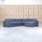 Ashton Modular Corner Chaise Lounge with Sofa Bed - Licorice