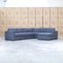 The Ashton Modular Corner Chaise Lounge with Sofa Bed - Licorice