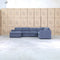 Ashton Modular Corner Chaise Lounge with Sofa Bed - Licorice