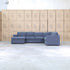 The Ashton Modular Corner Chaise Lounge with Sofa Bed - Licorice