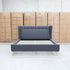 The Aspen Queen Upholstered Bed - Charcoal
