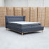 The Aspen Double Upholstered Bed - Charcoal