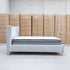 The Aspen Double Upholstered Bed - Light Grey