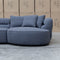 The Aspen Curved RHF Chaise Lounge - Charcoal available to purchase from Warehouse Furniture Clearance at our next sale event.