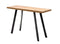 The Atlanta Faux Wood Console Table MDF with Black Powder Coated Metal Legs - Natural/Black - YS43 - Available In-Store Only available to purchase from Warehouse Furniture Clearance at our next sale event.