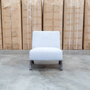 The Audrey Accent Chair - Silver available to purchase from Warehouse Furniture Clearance at our next sale event.