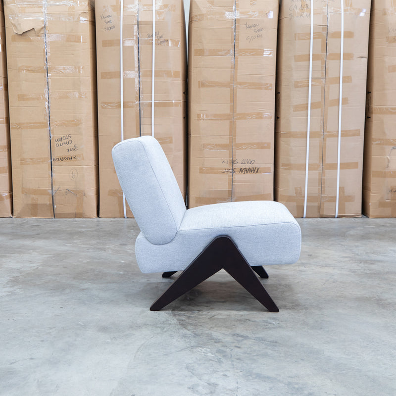 The Audrey Accent Chair - Silver