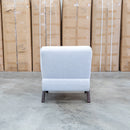 The Audrey Accent Chair - Silver available to purchase from Warehouse Furniture Clearance at our next sale event.