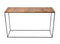 The Ava Rectangular Console Table with Mango Wood Top and Iron Legs - Natural/Black - GF64 - Available In-Store Only available to purchase from Warehouse Furniture Clearance at our next sale event.