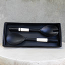 Set of 2 Monochrome Salad Servers   - Black/White - BA15 - Available In-Store Only - Warehouse Furniture Clearance