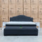 The Aiden King Fabric Storage Bed - Carbon - In-store purchase only available to purchase from Warehouse Furniture Clearance at our next sale event.