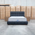 The Bailey King Upholstered Bed - Charcoal