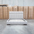The Bailey King Upholstered Bed - Oat White