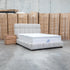 The Bailey King Upholstered Bed - Oat White