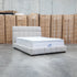 The Bailey Queen Upholstered Bed - Oat White
