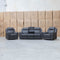 The Bari Three Seat Recliner Lounge - Charcoal available to purchase from Warehouse Furniture Clearance at our next sale event.
