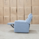 The Bari Single Recliner - Smoke available to purchase from Warehouse Furniture Clearance at our next sale event.