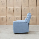 The Bari Single Recliner - Smoke available to purchase from Warehouse Furniture Clearance at our next sale event.