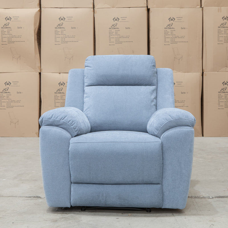 The Bari Single Recliner - Smoke available to purchase from Warehouse Furniture Clearance at our next sale event.