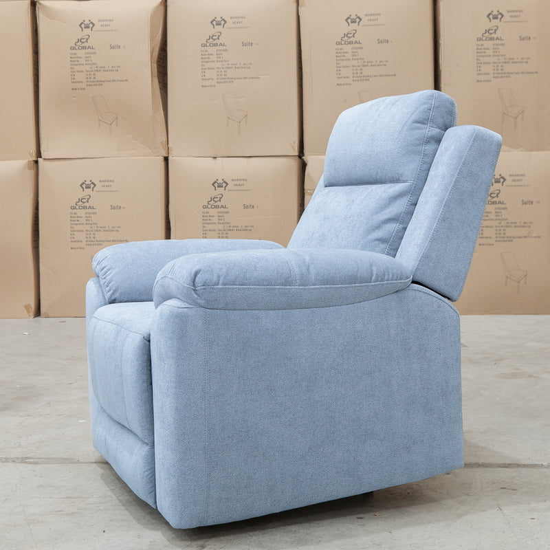 The Bari Single Recliner - Smoke available to purchase from Warehouse Furniture Clearance at our next sale event.