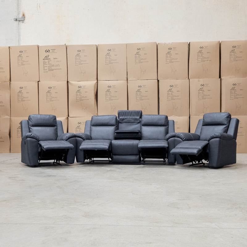The Bari Single Recliner - Charcoal available to purchase from Warehouse Furniture Clearance at our next sale event.