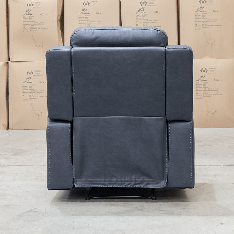 The Bari Single Recliner - Charcoal available to purchase from Warehouse Furniture Clearance at our next sale event.