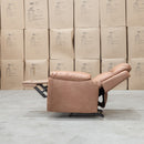 The Bari Single Recliner - Tan available to purchase from Warehouse Furniture Clearance at our next sale event.