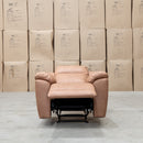 The Bari Single Recliner - Tan available to purchase from Warehouse Furniture Clearance at our next sale event.
