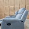 The Bari Three Seat Recliner Lounge - Smoke available to purchase from Warehouse Furniture Clearance at our next sale event.