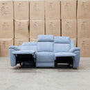 The Bari Three Seat Recliner Lounge - Smoke available to purchase from Warehouse Furniture Clearance at our next sale event.